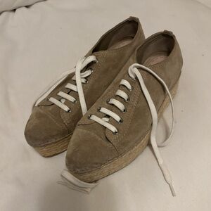 Miu miu platform espadrille